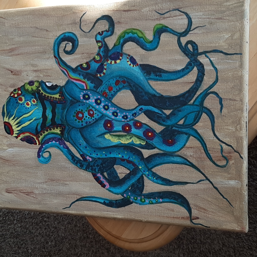 Hand painted canvas